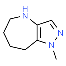 Pyrazolo[4,3-b]azepine,1,4,5,6,7,8-hexahydro-1-methyl- Structure