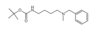 tert-butyl (4-(benzyl(methyl)amino)butyl)carbamate结构式
