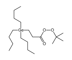 tert-butyl 3-tributylgermylpropaneperoxoate结构式