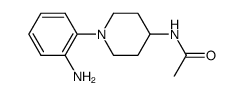 N-[1-(2-amino-phenyl)-piperidin-4-yl]-acetamide Structure