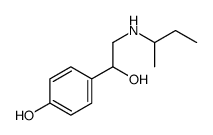 4-[2-(butan-2-ylamino)-1-hydroxyethyl]phenol Structure