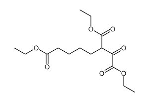 1-oxo-hexane-1,2,6-tricarboxylic acid triethyl ester Structure