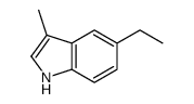 5-ethyl-3-methyl-1H-indole Structure