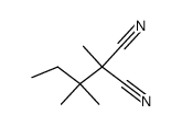 (1,1-Dimethylpropyl)methylmalonsaeuredinitril Structure