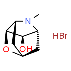 (2alpha,3abeta,5alpha,6beta,6abeta)-(.+-)-hexahydro-4-methyl-2,5-methano-2H-furo[3,2-b]pyrrol-6-ol hydrobromide Structure