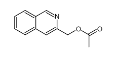 acetic acid-[3]isoquinolylmethyl ester Structure