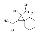 1-hydroxy-spiro[2.5]octane-1,2-dicarboxylic acid Structure