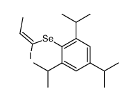 (E)-2-(1-iodo-propenylselanyl)-1,3,5-triisopropyl-benzene结构式