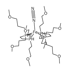 [Fe(1,2-[bis(dimethoxypropyl)phosphino]ethane)]2N2结构式