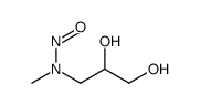 N-nitrosomethyl-2,3-dihydroxypropylamine结构式