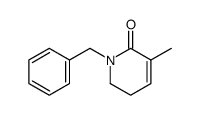 N-Benzyl-3-methyl-5,6-dihydro-2-pyridone结构式