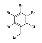 1,2,3,4-tetrabromo-5-(bromomethyl)-6-chlorobenzene结构式