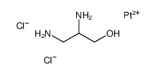 2,3-diaminopropan-1-ol,platinum(2+),dichloride结构式