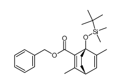 1-<(tert-butyldimethylsilyl)oxy>-2-(carbobenzyloxy)-3,6-dimethylbicyclo<2.2.2>octadiene结构式