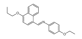 N-(4-ethoxyphenyl)-1-(4-propoxynaphthalen-1-yl)methanimine结构式