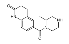 6-(2-methylpiperazine-1-carbonyl)-3,4-dihydro-1H-quinolin-2-one结构式