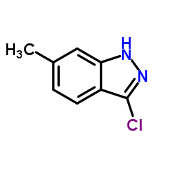 3-Chloro-6-methyl-1H-indazole Structure