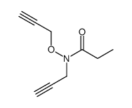 N-prop-2-ynoxy-N-prop-2-ynylpropanamide Structure
