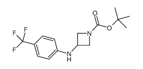 1-BOC-3-(4-TRIFLUOROMETHYL-PHENYLAMINO)-AZETIDINE Structure
