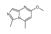 2-methoxy-4,6-dimethylimidazo[1,5-a]pyrimidine结构式