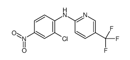 N-(2-chloro-4-nitrophenyl)-5-(trifluoromethyl)pyridin-2-amine结构式