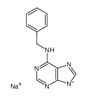 6-Benzylamino-purin, Na-Salz结构式