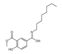 methyl 2-hydroxy-5-(octylcarbamoyl)benzoate结构式