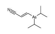 3-di(propan-2-yl)arsanylprop-2-enenitrile Structure