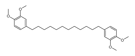 4-[12-(3,4-dimethoxyphenyl)dodecyl]-1,2-dimethoxybenzene Structure