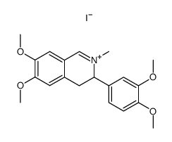 3-(3,4-dimethoxyphenyl)-6,7-dimethoxy-3,4-dihydroisoquinoline methiodide Structure
