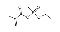 Methylphosphonsaeure-ethylester-methacryloylester Structure