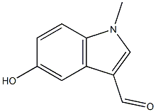 5-hydroxy-1-methyl-1H-Indole-3-carboxaldehyde Structure