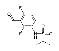 N-(2,4-Difluoro-3-formylphenyl)-2-propanesulfonamide结构式