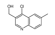 (4-chloro-6-methylquinolin-3-yl)methanol Structure