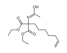 diethyl 2-acetamido-2-hept-6-enylpropanedioate结构式