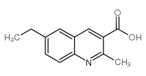 6-ethyl-2-methylquinoline-3-carboxylic acid picture