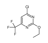 4-chloro-2-ethoxy-6-(trifluoromethyl)pyrimidine结构式