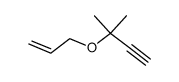 3-(allyloxy)-3-methylbut-1-yne结构式