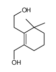 2-[2-(hydroxymethyl)-6,6-dimethylcyclohexen-1-yl]ethanol结构式