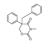 5-benzyl-3-methyl-5-phenyl-1,3-oxazinane-2,4-dione Structure