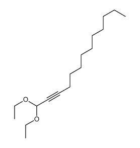 1,1-diethoxytridec-2-yne structure