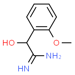 Benzeneethanimidamide,-alpha--hydroxy-2-methoxy- Structure