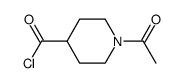 1-acetylpiperidine-4-carbonyl chloride,hydrochloride Structure