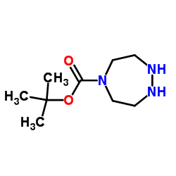 2-Methyl-2-propanyl 1,2,5-triazepane-5-carboxylate结构式
