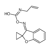 [(Z)-spiro[1-benzofuran-2,1'-cyclopropane]-3-ylideneamino] N-prop-2-enylcarbamate结构式
