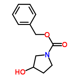 Benzyl 3-hydroxy-1-pyrrolidinecarboxylate Structure