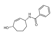 cis-4-(benzoylamino)-2-cycloheptenol结构式