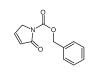 benzyl 5-oxo-2H-pyrrole-1-carboxylate结构式