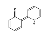 6-(1H-pyridin-2-ylidene)cyclohexa-2,4-diene-1-thione结构式