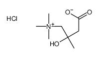 (3-carboxy-2-hydroxy-2-methylpropyl)-trimethylazanium,chloride Structure